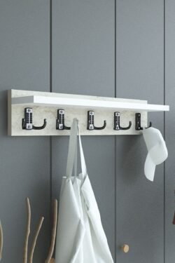 Portmanto Duvar Askılığı Elbise Askılığı ASKI-005-8-1 - 60 cm