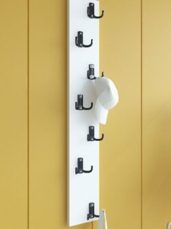 Portmanto Duvar Askılığı Elbise Askılığı Beyaz ASKI-009-1 - 75 cm