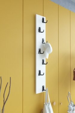 Portmanto Duvar Askılığı Elbise Askılığı Beyaz ASKI-009-1 - 75 cm