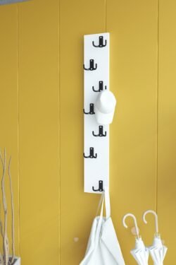 Portmanto Duvar Askılığı Elbise Askılığı Beyaz ASKI-009-1 - 75 cm