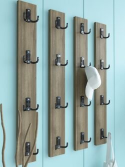 Portmanto Duvar Askılığı Elbise Askılığı Ceviz ASKI-013-2 - 75 cm