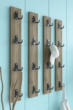 Portmanto Duvar Askılığı Elbise Askılığı Ceviz ASKI-013-2 - 75 cm