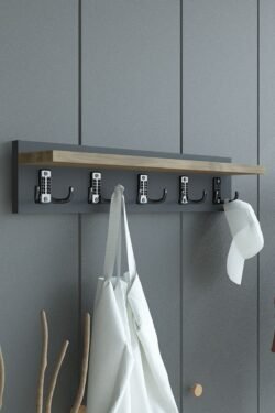 Portmanto Duvar Askılığı Elbise Askılığı ASKI-005-4-2 - 60 cm