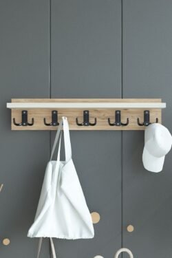 Portmanto Duvar Askılığı Elbise Askılığı ASKI-005-6-8 - 60 cm