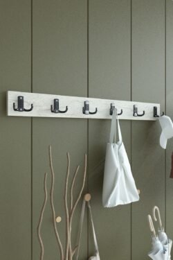 Portmanto Duvar Askılığı Elbise Askılığı Traverten ASKI-003-8 - 60 cm