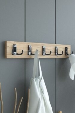 Portmanto Duvar Askılığı Elbise Askılığı A. Çam ASKI-001-6 - 75 cm