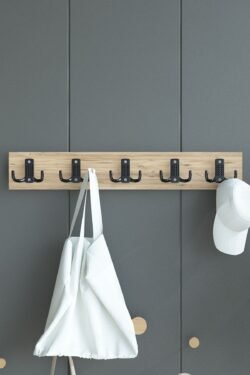 Portmanto Duvar Askılığı Elbise Askılığı A. Çam ASKI-001-6 - 75 cm