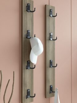 Portmanto Duvar Askılığı Elbise Askılığı Ceviz ASKI-011-2 - 75 cm