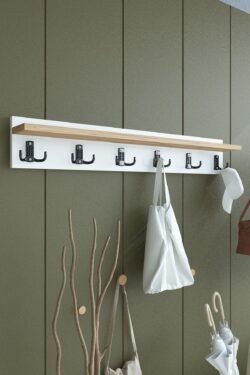 Portmanto Duvar Askılığı Elbise Askılığı ASKI-006-1-6 - 80 cm