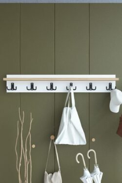 Portmanto Duvar Askılığı Elbise Askılığı ASKI-006-1-6 - 80 cm