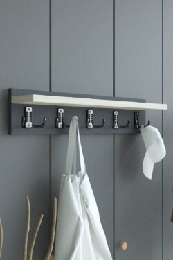 Portmanto Duvar Askılığı Elbise Askılığı ASKI-005-4-8 - 60 cm