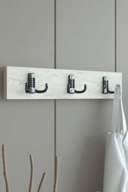 Portmanto Duvar Askılığı Elbise Askılığı Traverten ASKI-004-8 - 35 cm