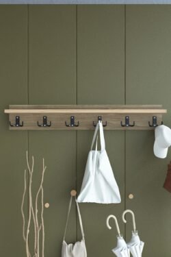 Portmanto Duvar Askılığı Elbise Askılığı ASKI-006-2-6 - 80 cm