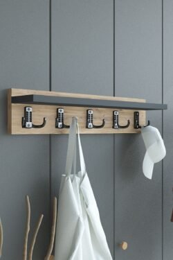 Portmanto Duvar Askılığı Elbise Askılığı ASKI-005-6-4 - 60 cm