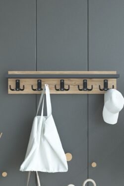 Portmanto Duvar Askılığı Elbise Askılığı ASKI-005-6-4 - 60 cm
